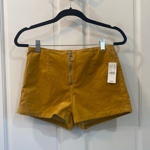 Mustard Yellow Shorts